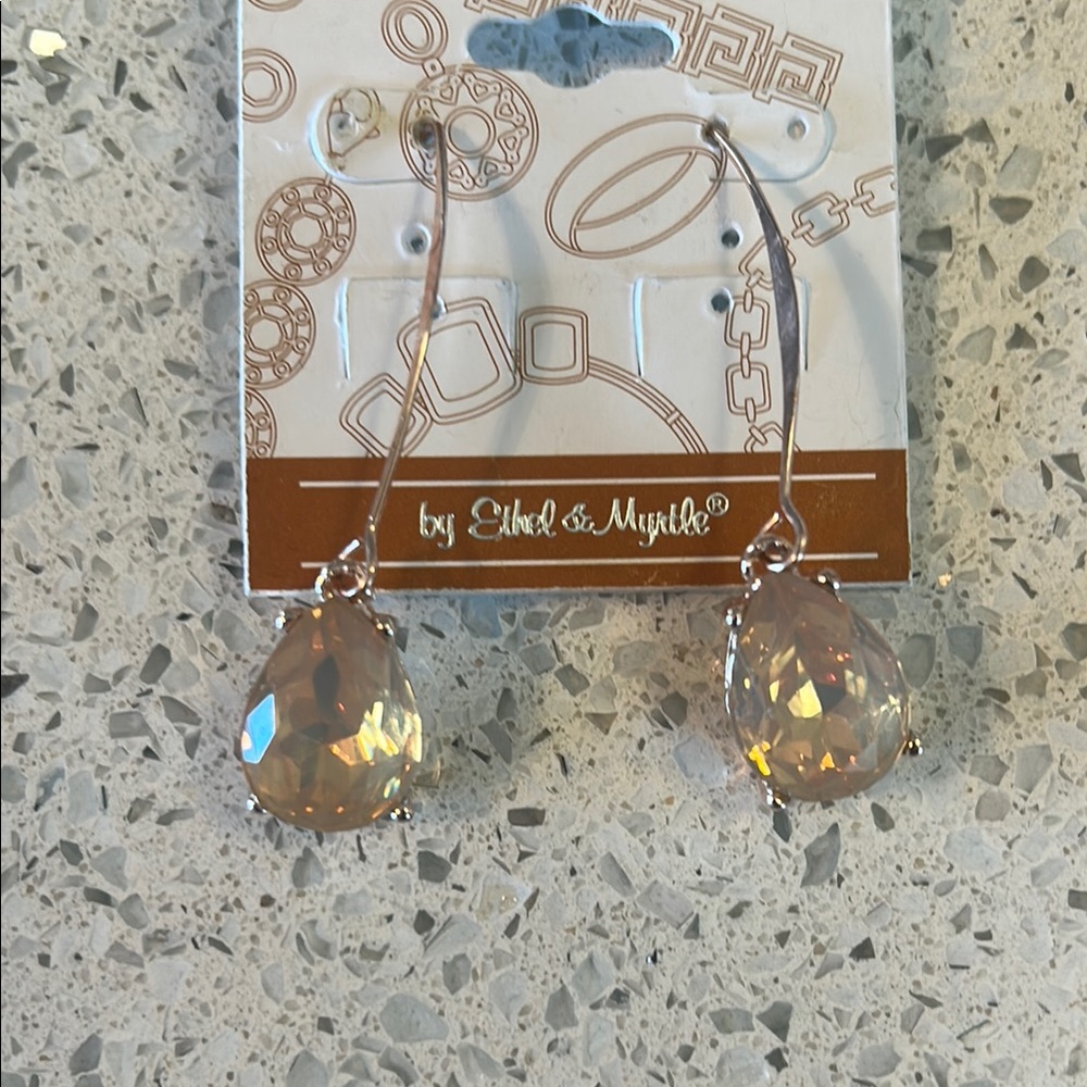 Shimmering Teardrop Earrings